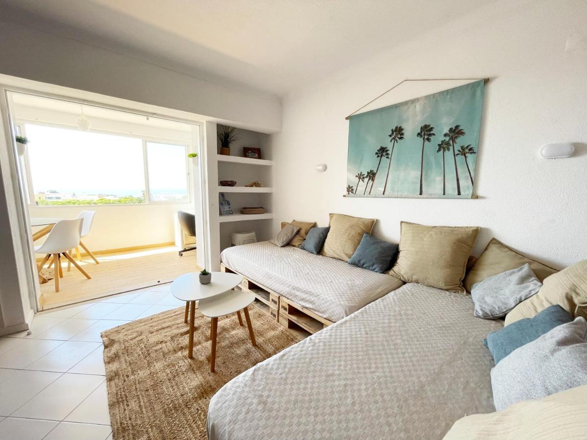 Panoramic Seaview - 2 Bedroom, Main Ave, 15 Min Walk Beach, Workspace Albufeira Exterior foto